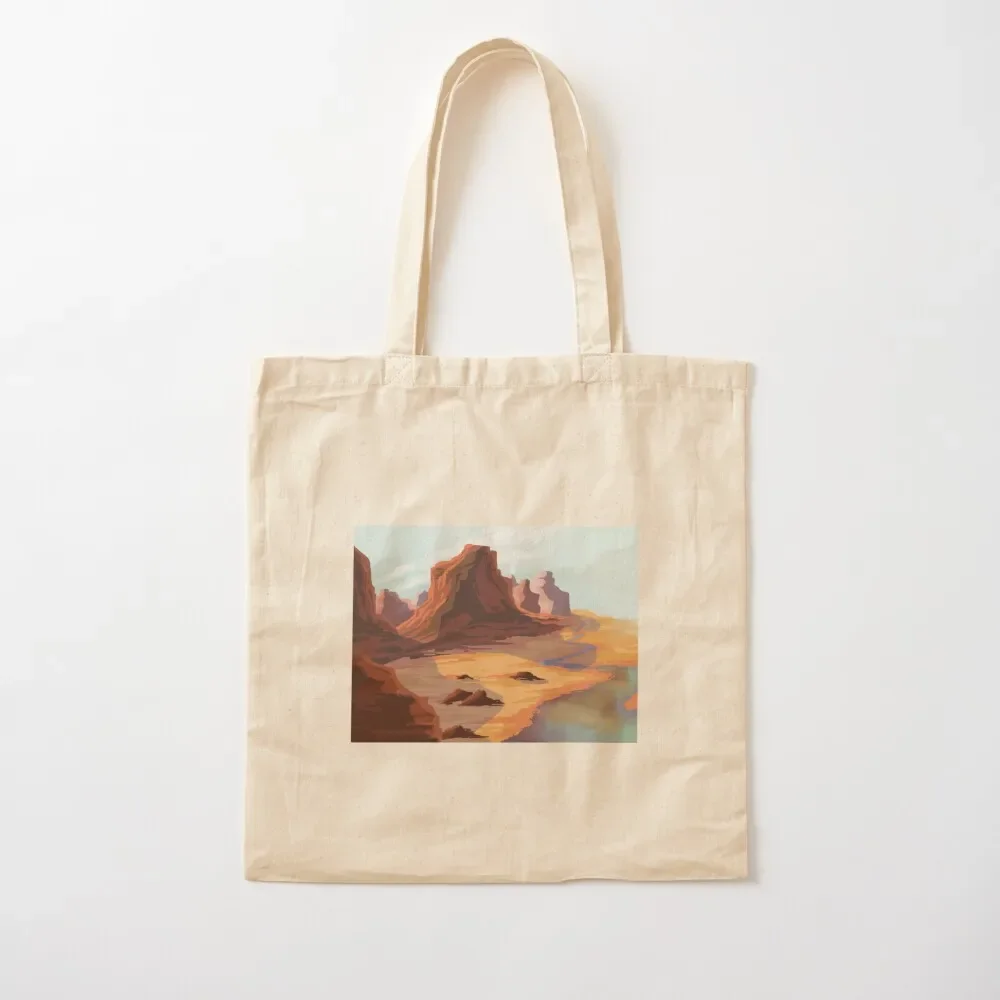 Desert Illustration from Digital Art Tote Bag Cloth bag tote bags cloth bags Tote Bag