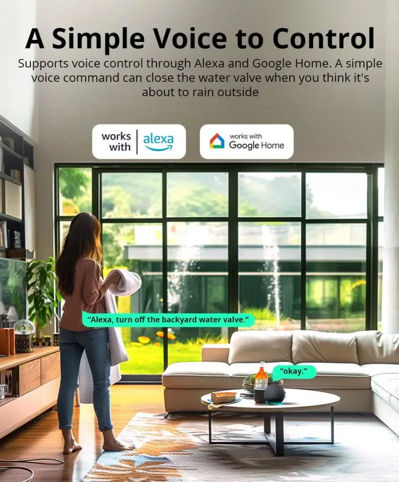 SONOFF SWV Zigbee 3,0 Smart Wasser Ventil IP55 Sprinkler Controller Smart Home Automatisieren Bewässerung Arbeit Mit Ewelink Alexa Google