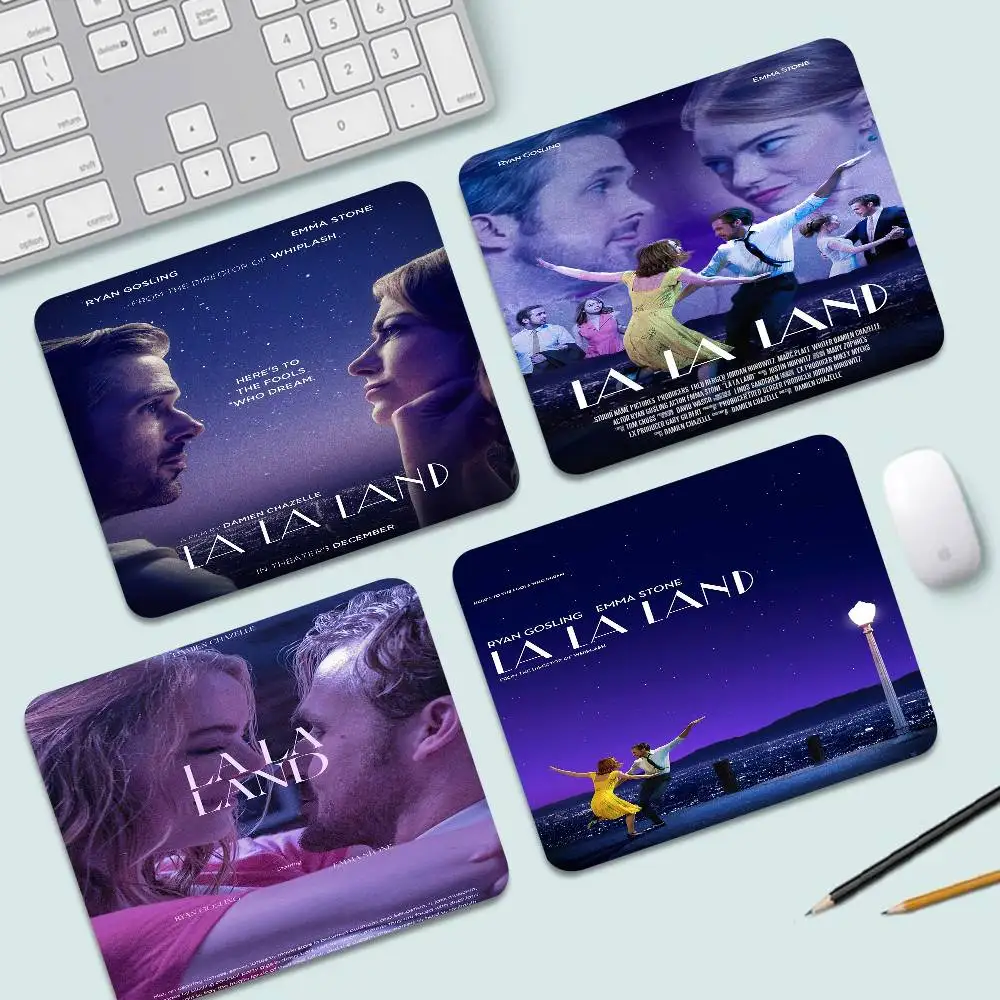 La La Land Shortcuts Mouse Pad Small Office Mousepad Cloth with Non-Slip Rubber Base for Home Computer Laptop