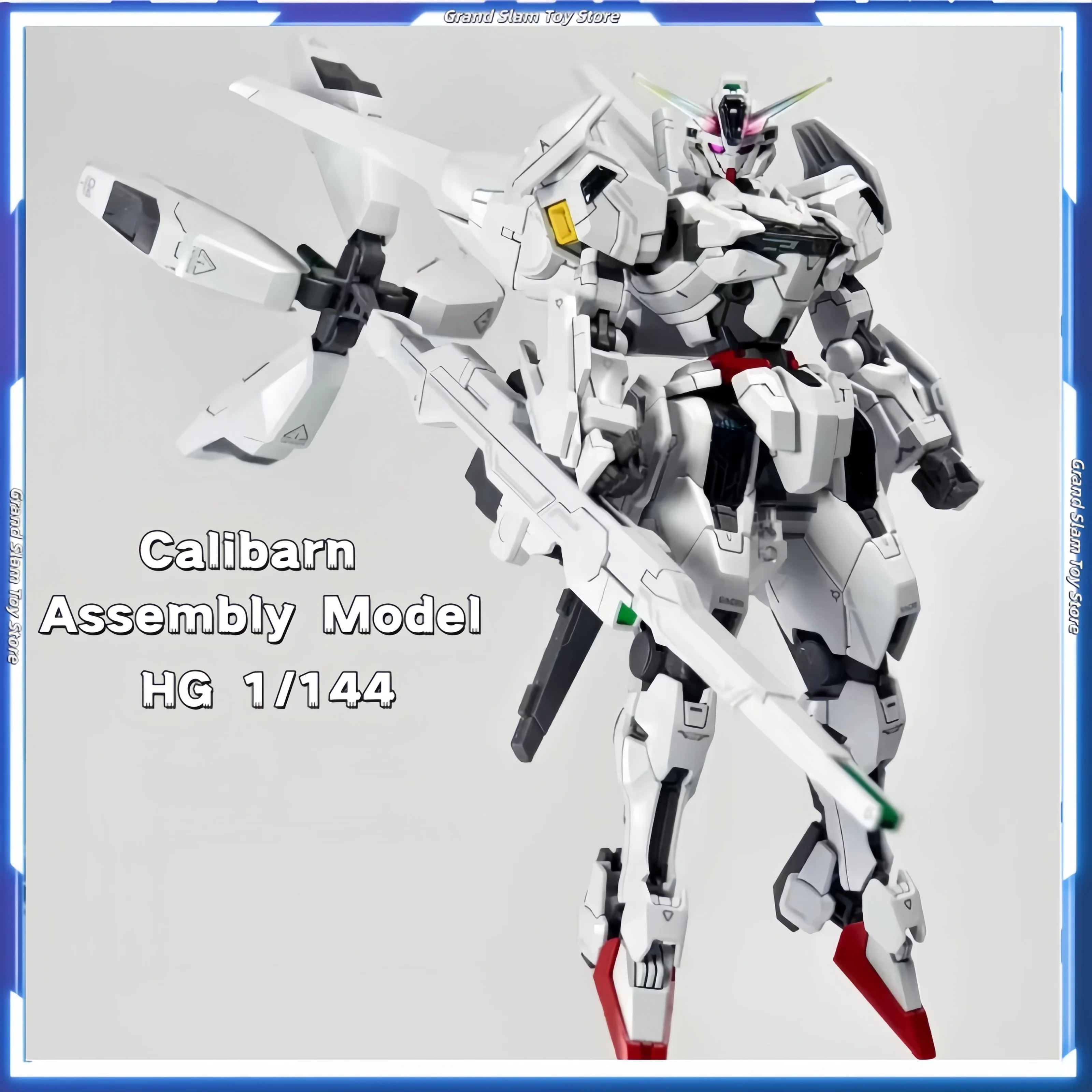 

The Witch From Mercure 1/144 Hg Calibarn Assembly Model Kit Action Figures With Shield Gun Desk Decor Anime Collectible Gift Toy