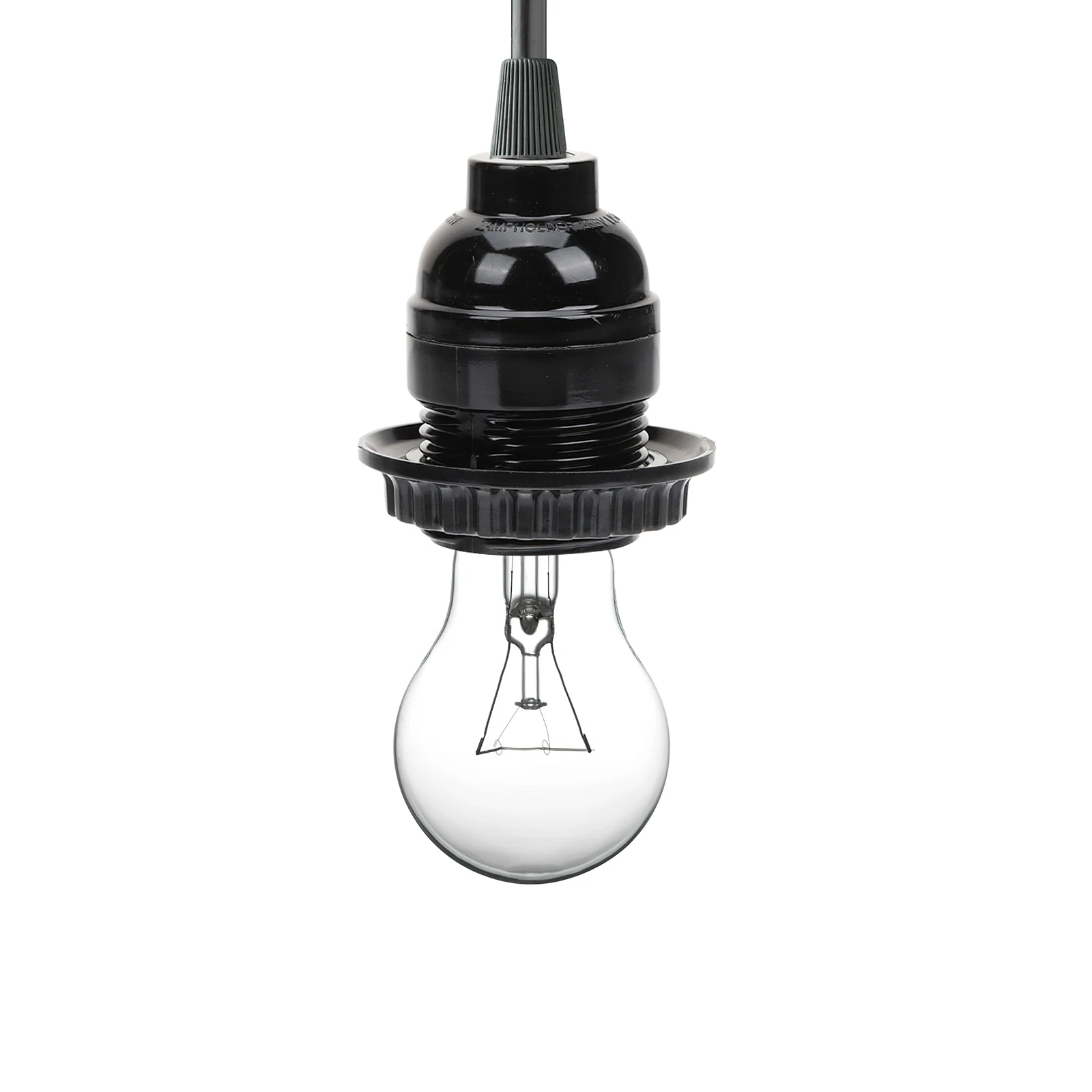 

10pcs E26 Lamp Holder Black Screw Vintage Socket Light Bulb Base Stainless Steel Pendant DIY Replacement light socket light bulb
