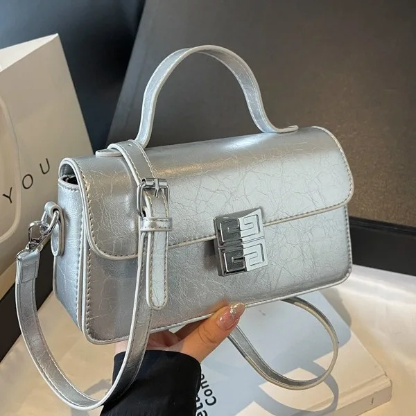 

Advanced texture niche bag women's bag popular fashion messenger bag versatile casual portable small square bag
