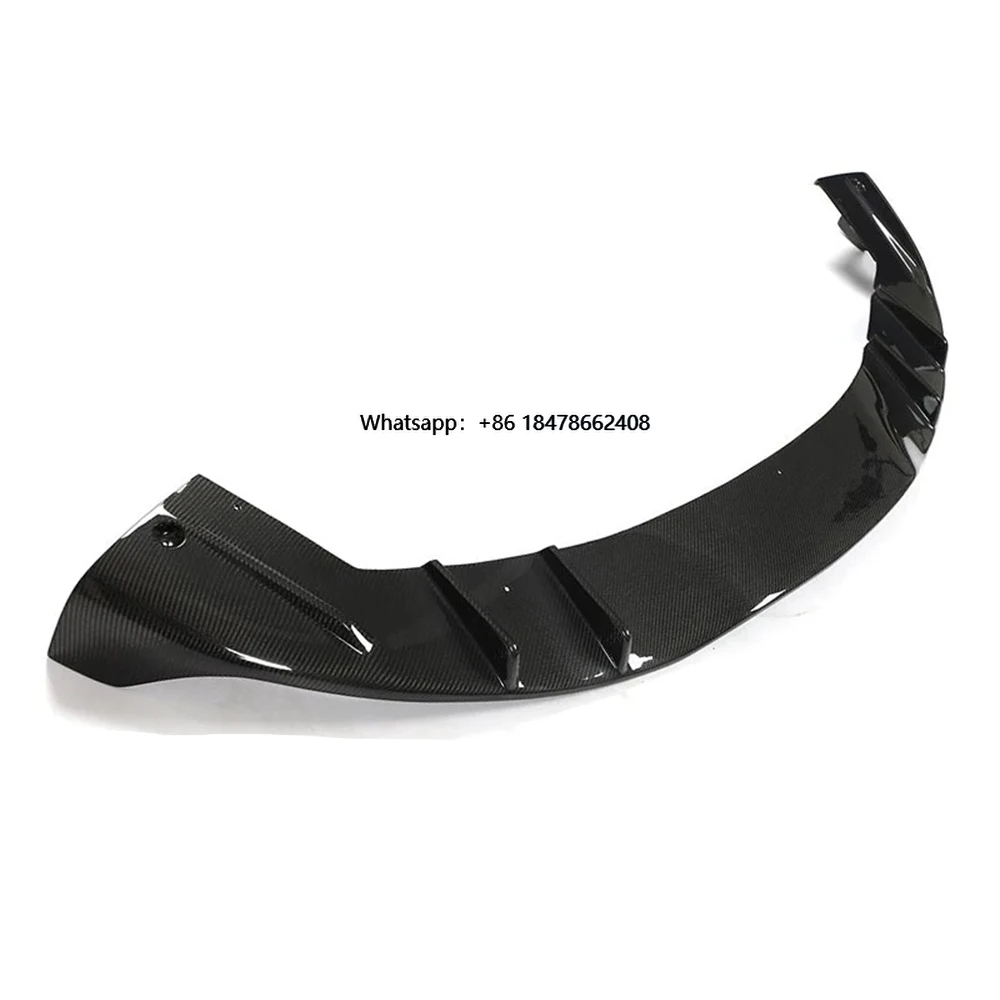 

High Quality Carbon Fiber V Style Rear Bumper Lip Diffuser Body Kits Car Spoiler for Model Y 2021-UP