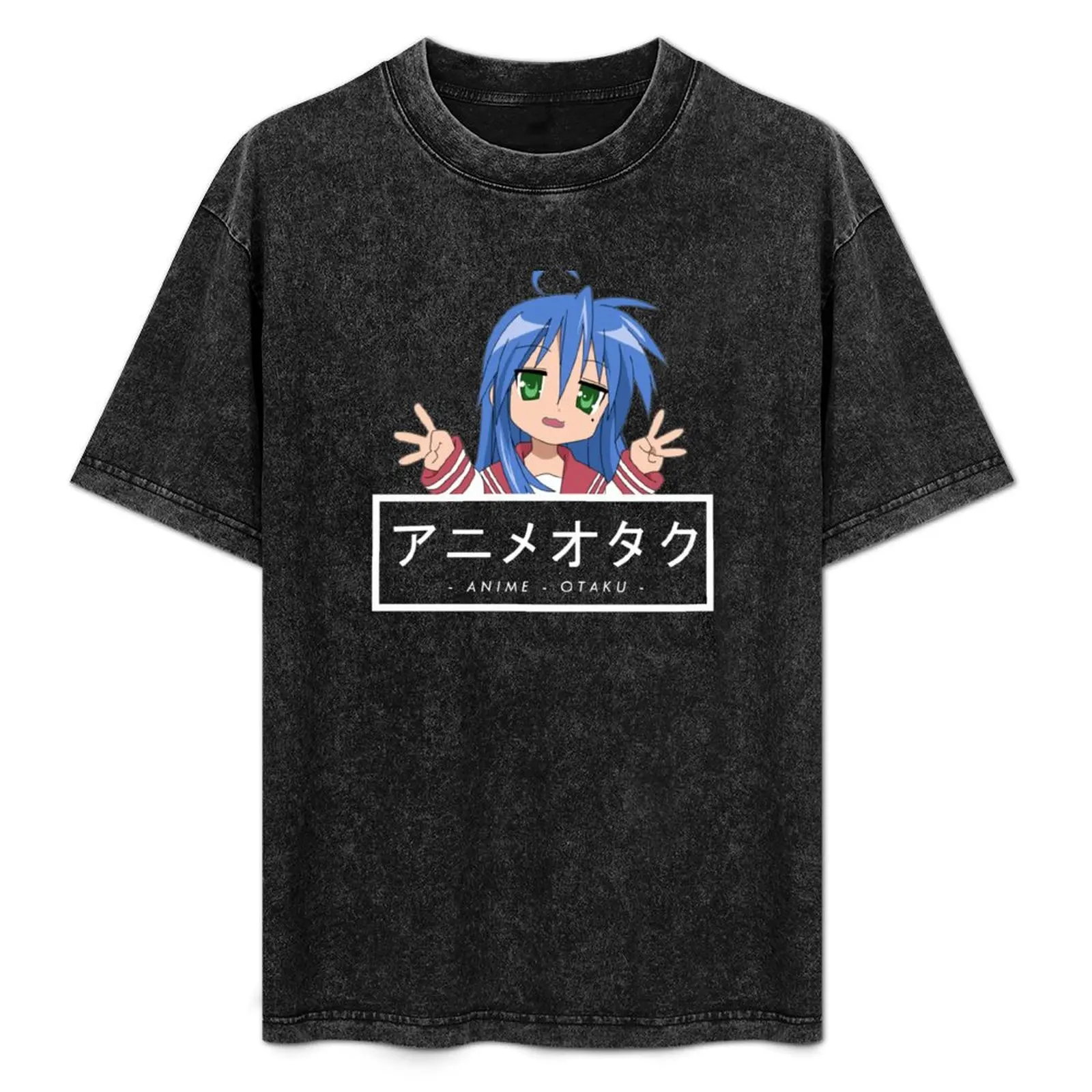 

OTAKU - Konata Izumi Lucky Star T-Shirt anime figures sweat vintage t shirts funny shirt cotton t shirt for men