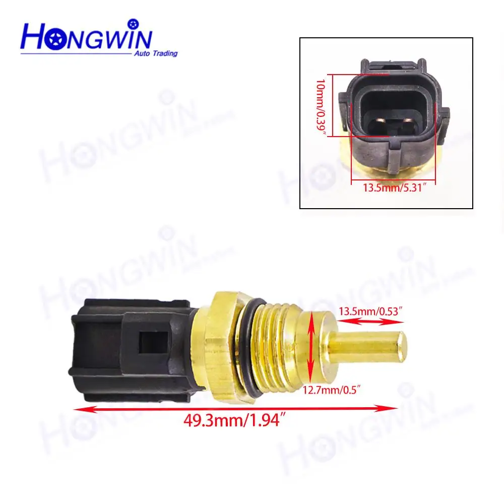 98260257 Sensor de temperatura del agua y Sensor de cigüeñal 8980190240 conector de cable para CHEVROLET FVZ7.8 D-MAX RT503.0 89826-02570