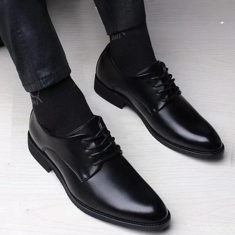 

2025 New Fashionable Versatile Men Shoes Heightening Shoes Spring British Casual Business Flats Casual Comfortable Shoes