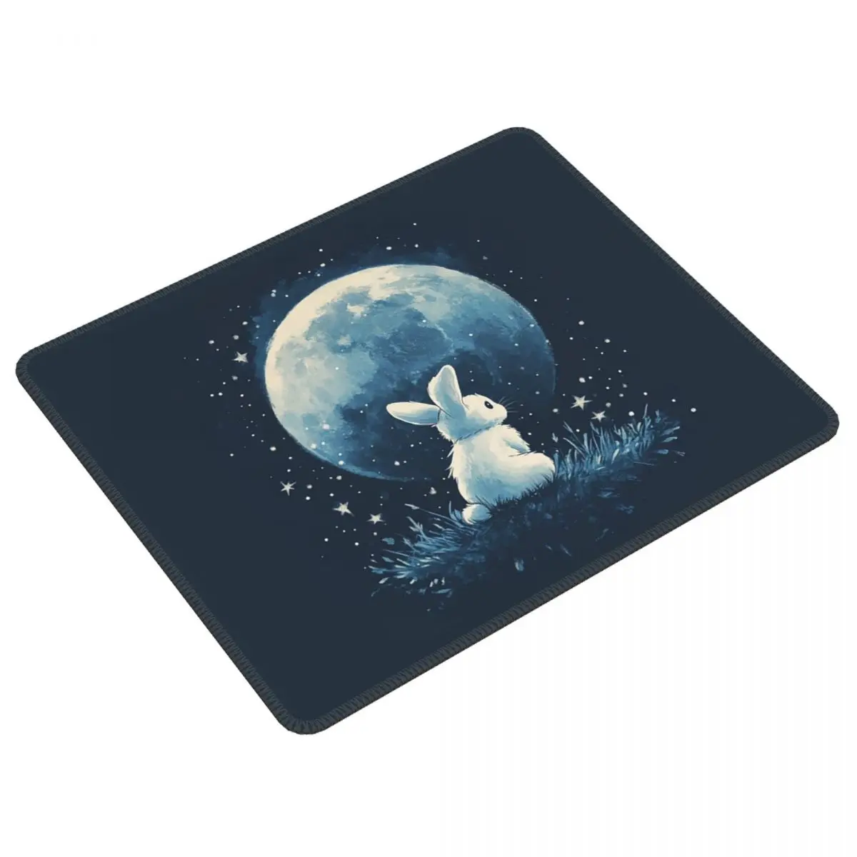 

Cute Space Little Bunny Rabbit Mouse Pad Computer Keyboard Mouse Mat Gaming PC Desk Mat Office Accessories Table Mats