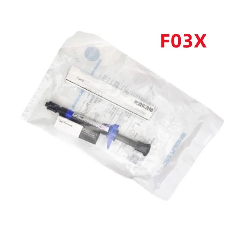 

Fluid Materials Specifically Designed Dental Restoration Pine Wind Cured Flowing Resin F00X F03X Nano Resin Root Caries Filling