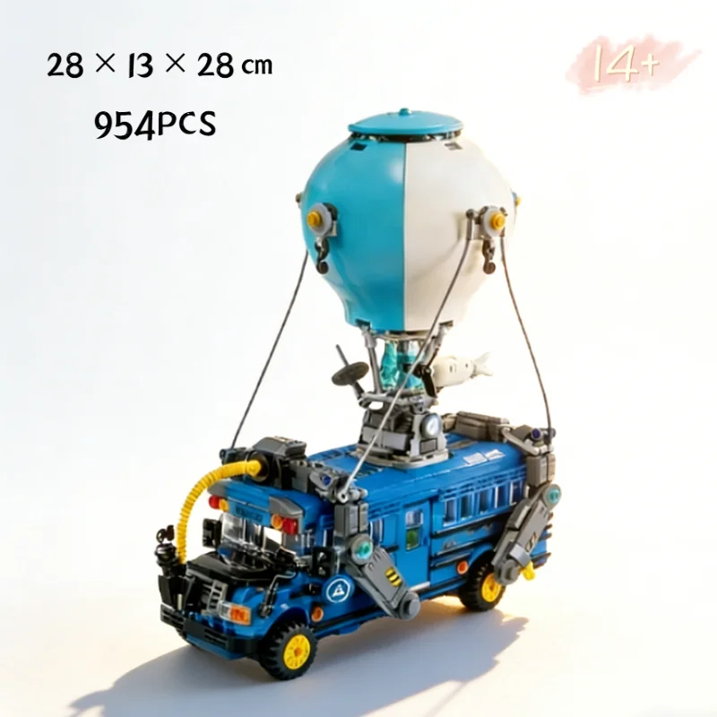 

Новый набор конструктора 2026 года: 954 детали, модель автобуса для сражений, совместим с MOC 77073, совместим с блочными игрушками, подходит для детей, рождественские подарки
