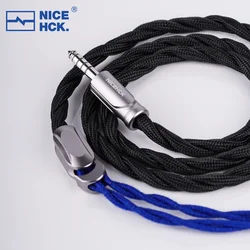 NICEHCK DragonScale 2 LTD HiFi IEM Earphone Cable Silver-palladium Alloy Upgrade Wire OFC 2Pin for NX8 Performer 8 Cantor Meteor