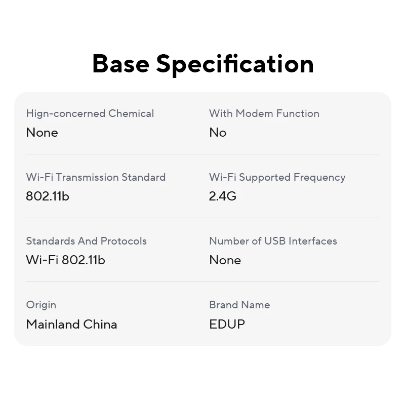 EDUP 8W WiFi Booster 2.4GHz Wifi Power Signal Amplifier Router Range Extend Wireless Remote Control Long Range Extender image 5