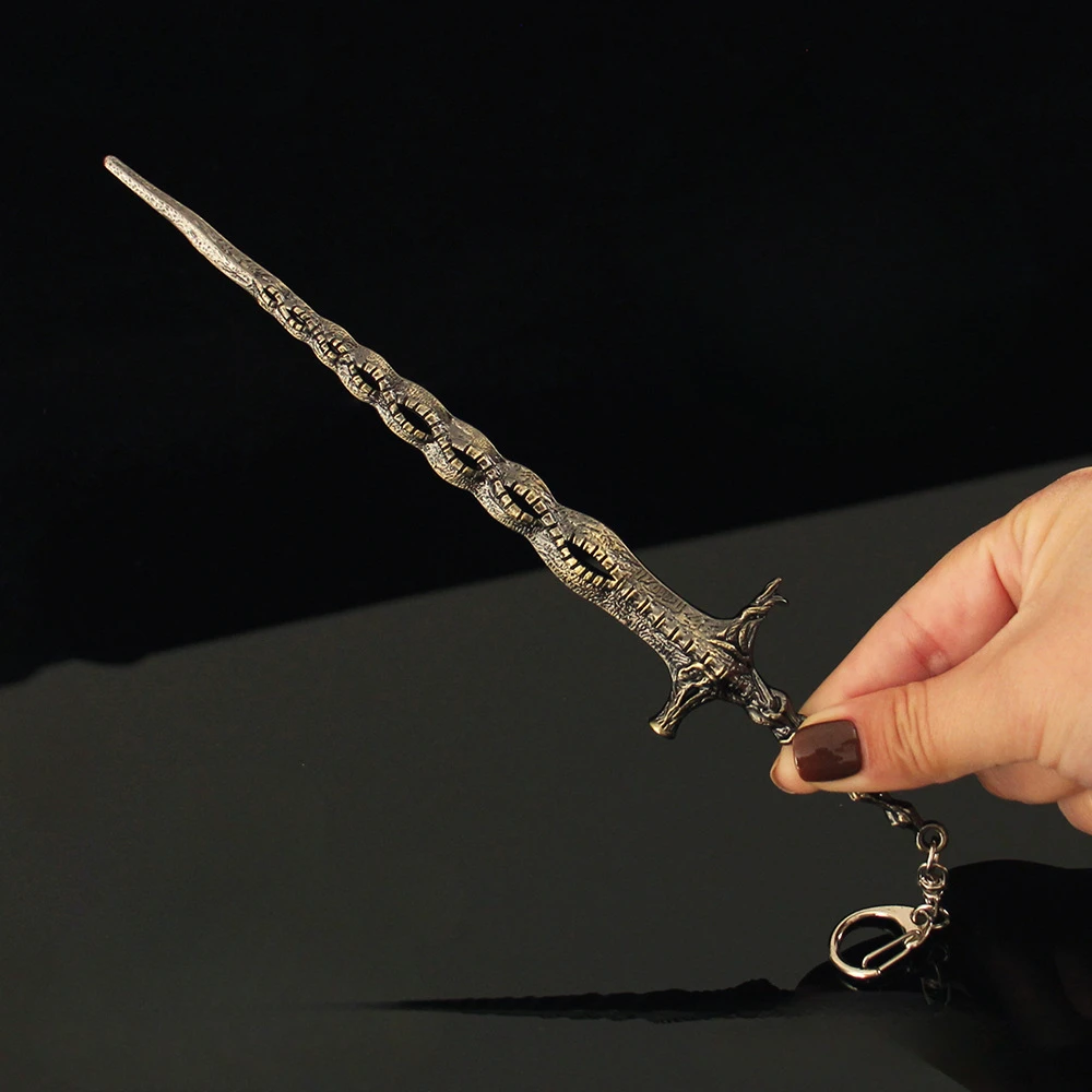 神の剣のキーホルダー,22cm,日本の周辺ゲーム,武士の装飾品,手作りのおもちゃ