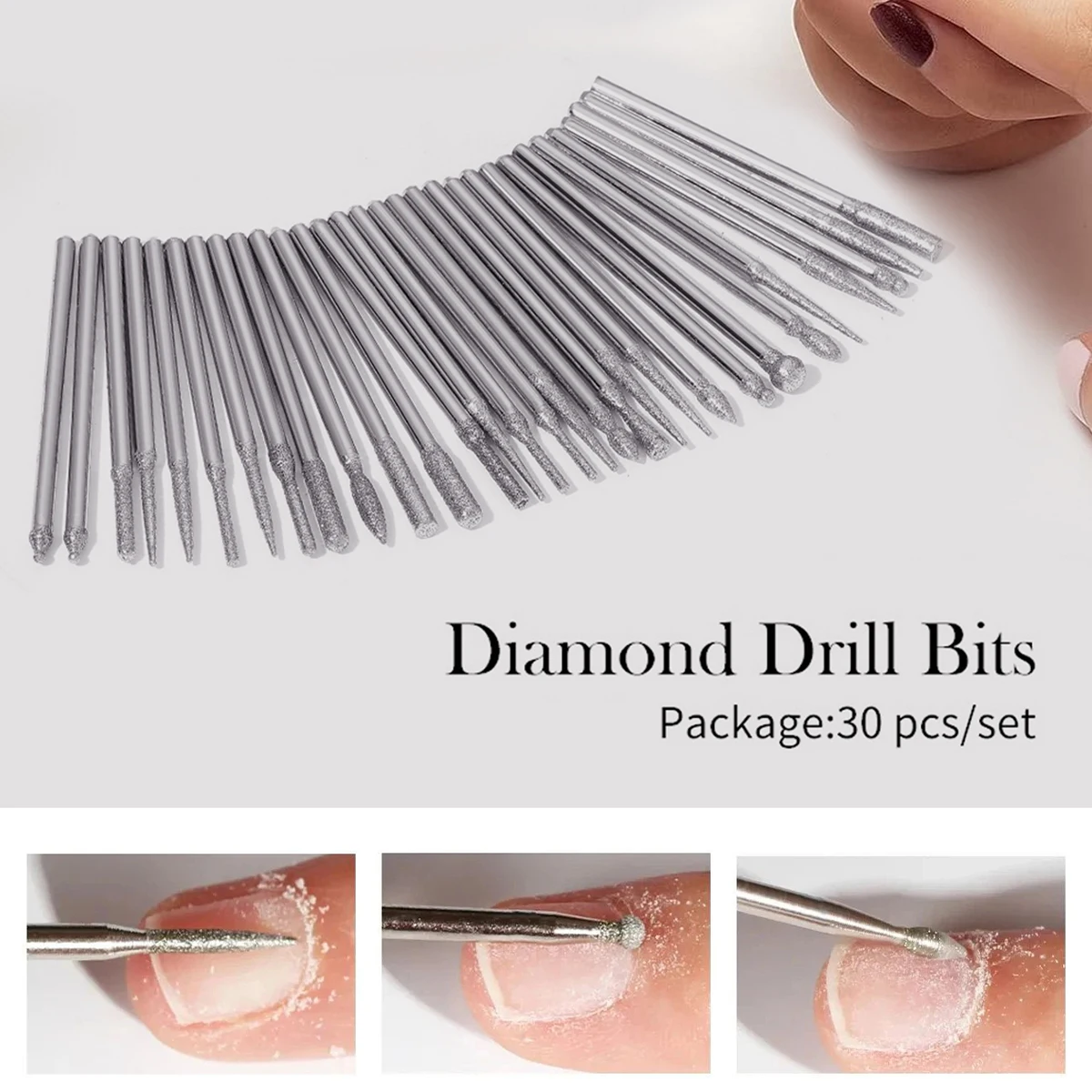 مجموعة أدوات مثقاب الأظافر الكهربائية المحمولة من LULAA، أداة دوارة للأظافر مع كابل USB، هدية عيد الميلاد للنساء #5