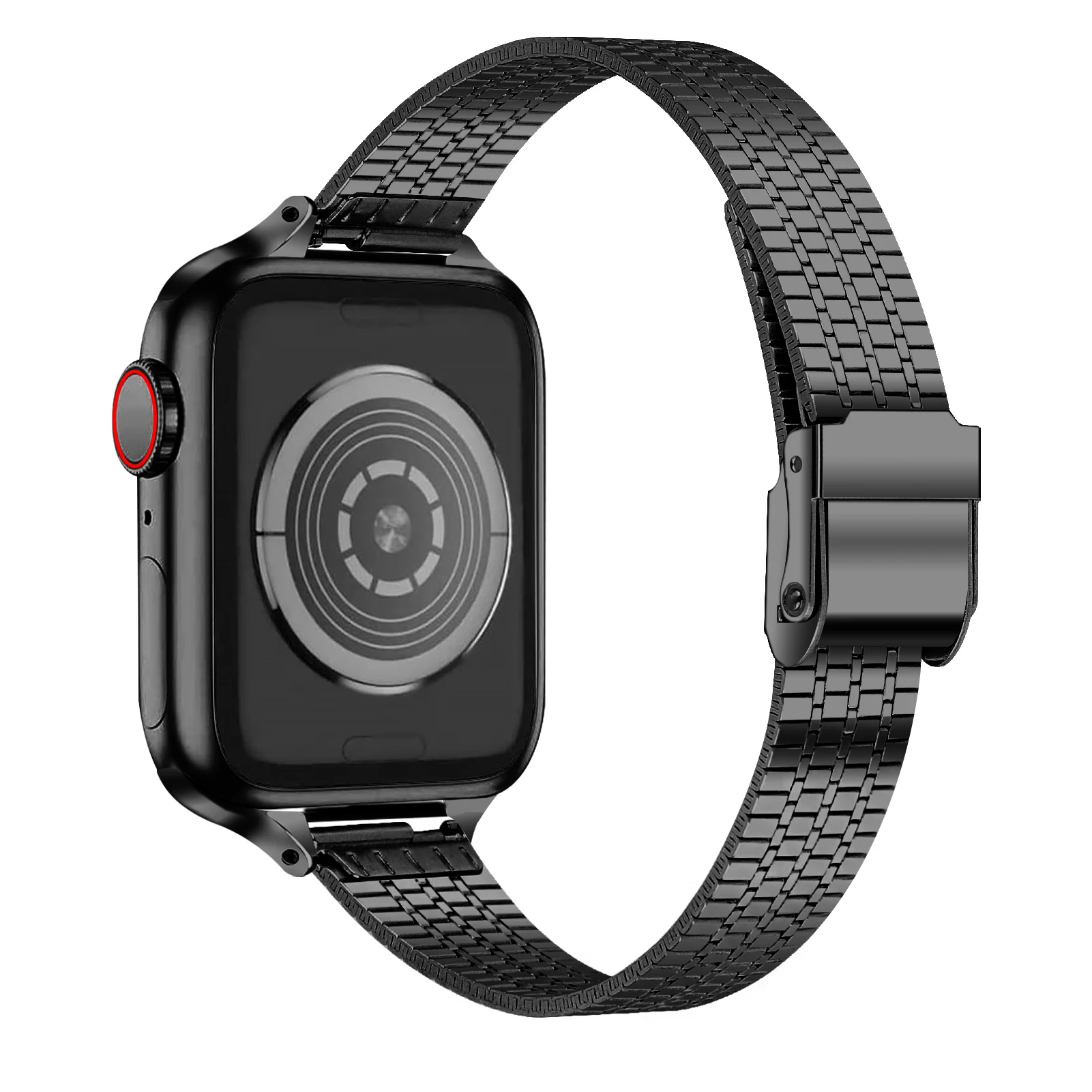 Тонкий ремешок для часов Apple, ремешок 46 мм, 42 мм, 45 мм, 41 мм, 44 40 мм, 38 49 мм, металлический ремешок из нержавеющей стали Iwatch Series 10 9 8 7 6 SE Ultra