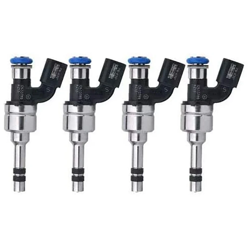 4Pcs Fuel Injectors For Buick Lacrosse 2.4L Regal For Chevy Equinox Terrain 2.4L Malibu 2.4L 2011-2017 12633789 12633784