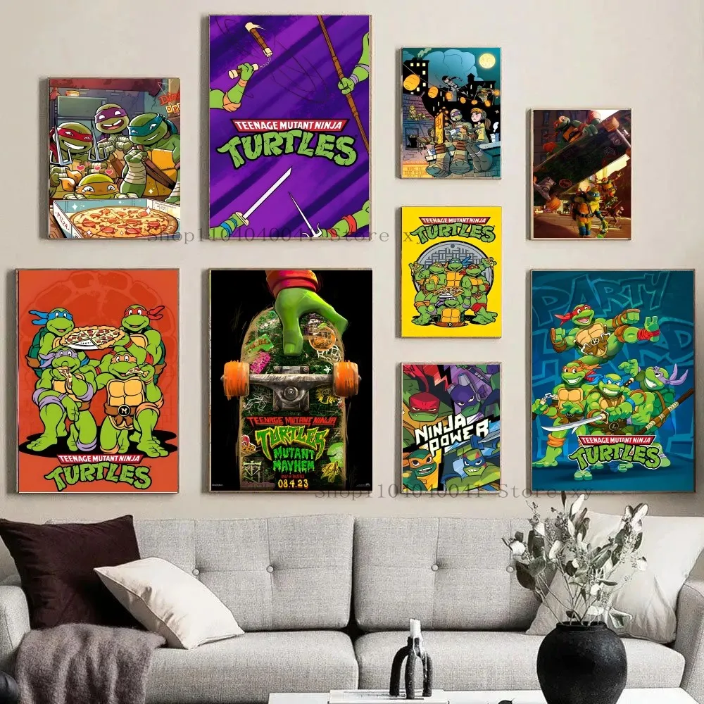 1PC Teenage Mutant Ninja Turtles Poster Paper Print Home Living Room Bedroom Entrance Bar Restaurant Cafe Art Painting