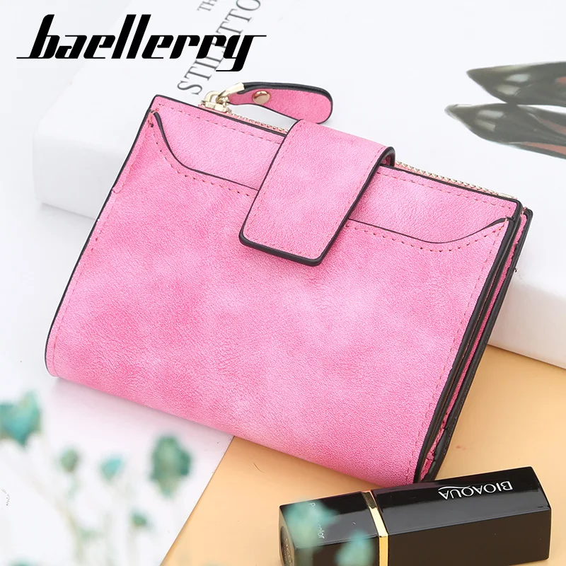 2023 Fashion Women Wallets New Small Wallets Zipper PU Leather Quality Female Purse Card Holder Wallet