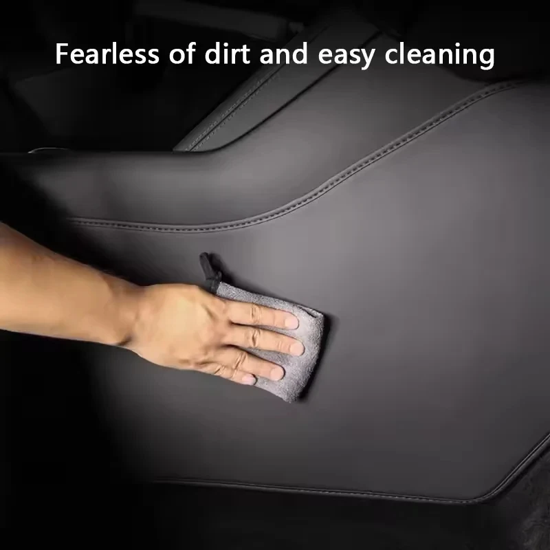 For Tesla ModelY Juniper 2025 Car Central Control Side Anti Kick TPE Waterproof Anti-dirt Full coverage Anti Kick Protective Mat image 5