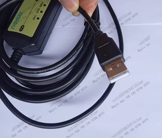 Brand New Programming Cable USB-PPI, Compatible with S7-200PLC, Connects to Computer USB Port for Programming and Uploading