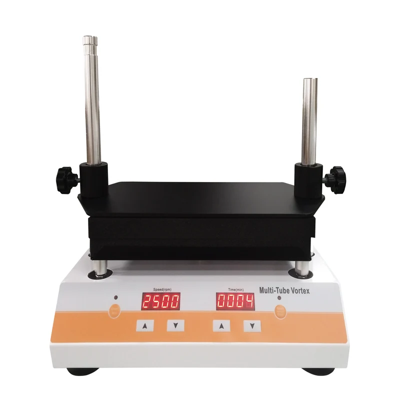 Hot Sale 500 ~ 2500 R/min Vortex Mixer Multi-Tube Laboratory Mixer Digital Multi-Tube Vortex Mixer for Lab