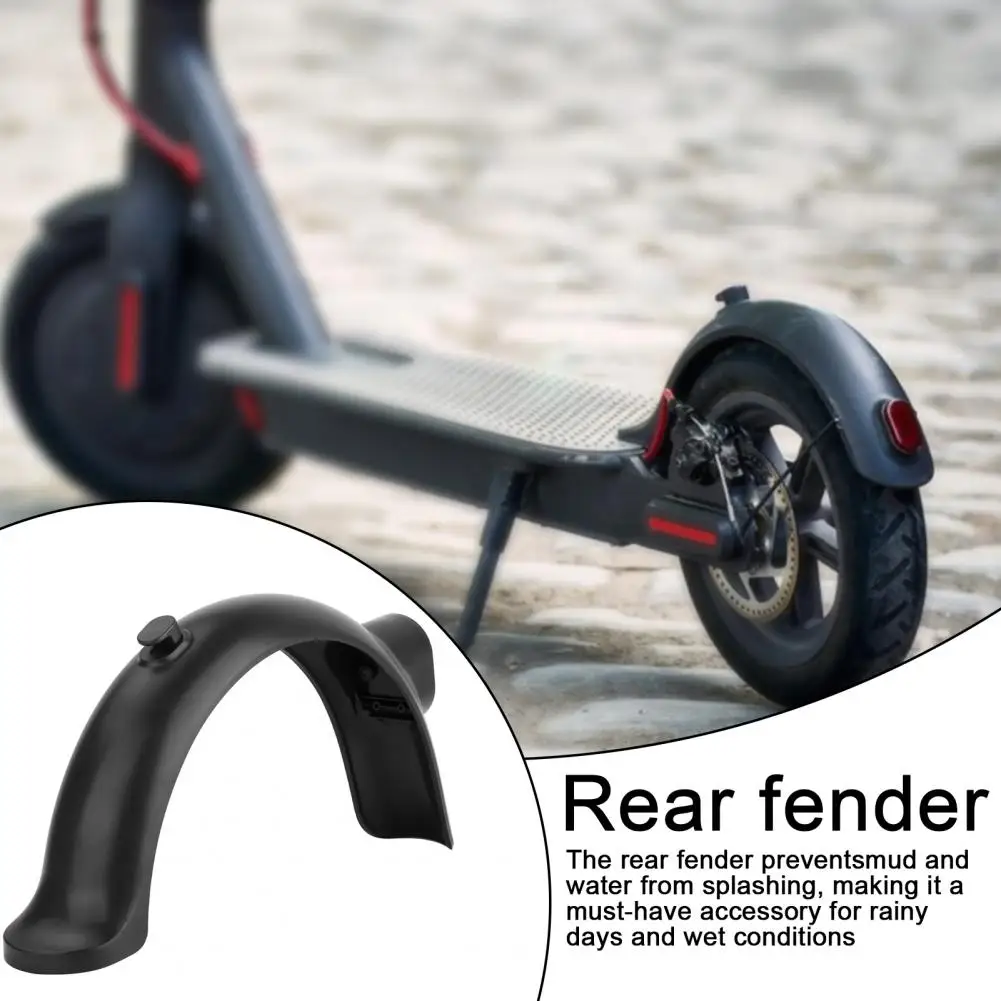 Stable Scooter Mudguard Durable Rear Mud Guard with Tail Light for Xiao Mi 4 Pro Electric Scooter Easy Installation for Enhanced