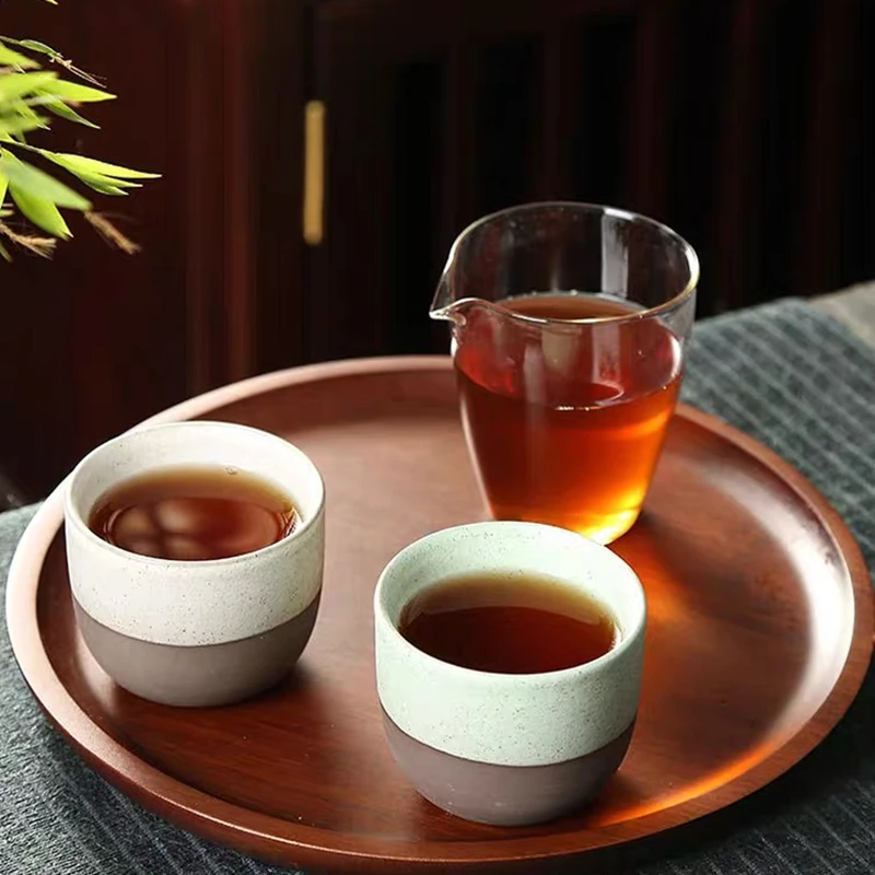 Japanese Style Ceramic Coffee Cup Porcelain Personal Single Pottery Tea Cups Drinkware Wine Mug Water Mugs Gift Wholesale 120ml