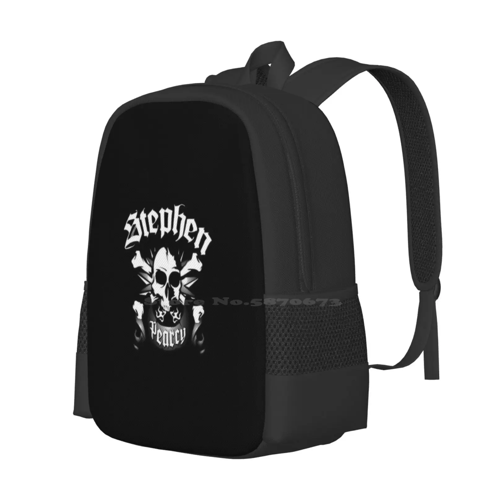 Stephen Pearcy’S Skull 21 School Bag Big Capacity Backpack Laptop Stephen Pearcy S Top Fuel Wear Skull 21