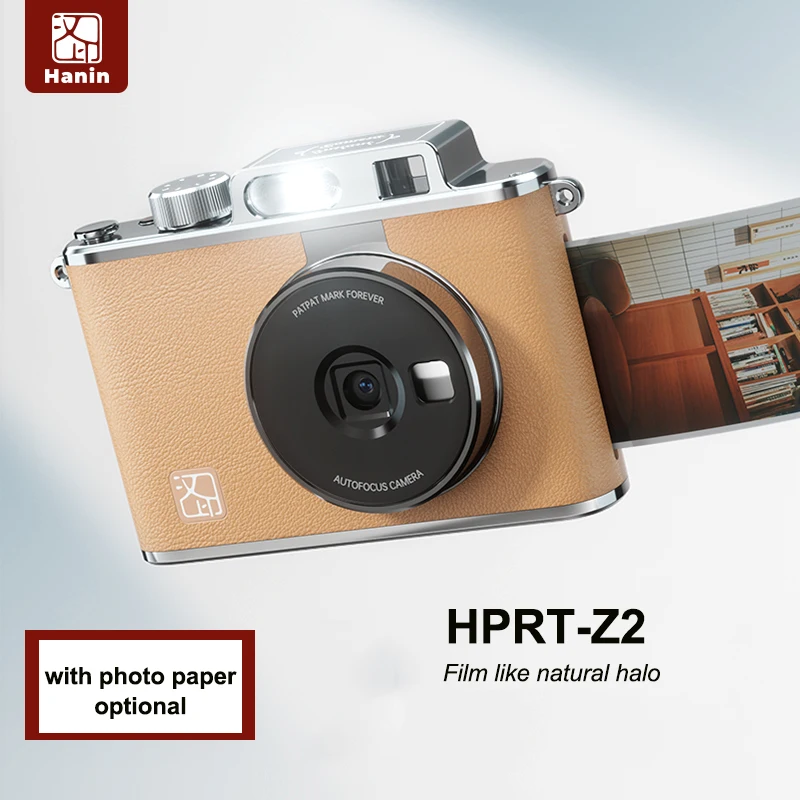 Pocket Photo Printer Portable Bluetooth-compatible Zink AR Picture Mobile Instant Camera Color 2.8inch Screen -HPRT Z2