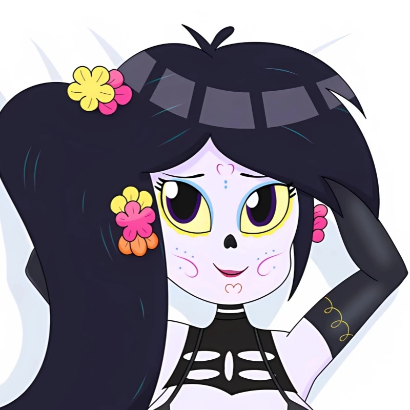 Dakimakura Anime Pillow cover Skelita Calaveras Double-sided Print Of Life-size Body Pillowcase Gifts