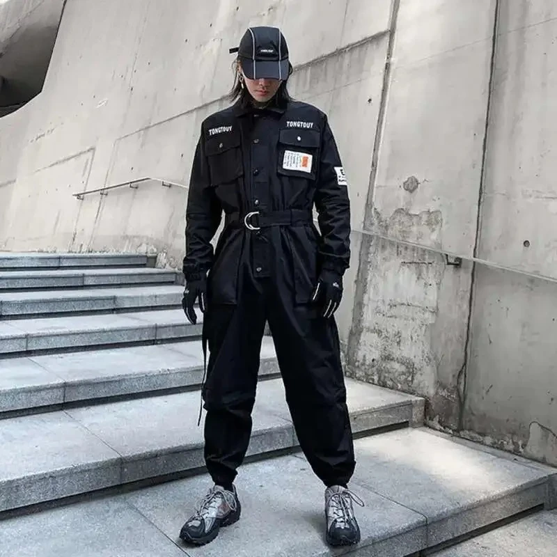 

Autumn And Summer Fashion New Tide Jumpsuit For Men Youth Detachable National Casual Overalls Safari Pants And Tops