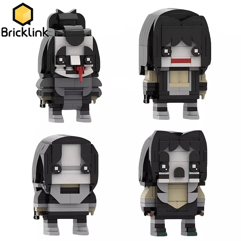 

Bricklink MOC Ideas KISS Rock Band Фигурки Demon Starchild Spaceman Catman Brickheadz Наборы Building Blocks Детские игрушки Подарок