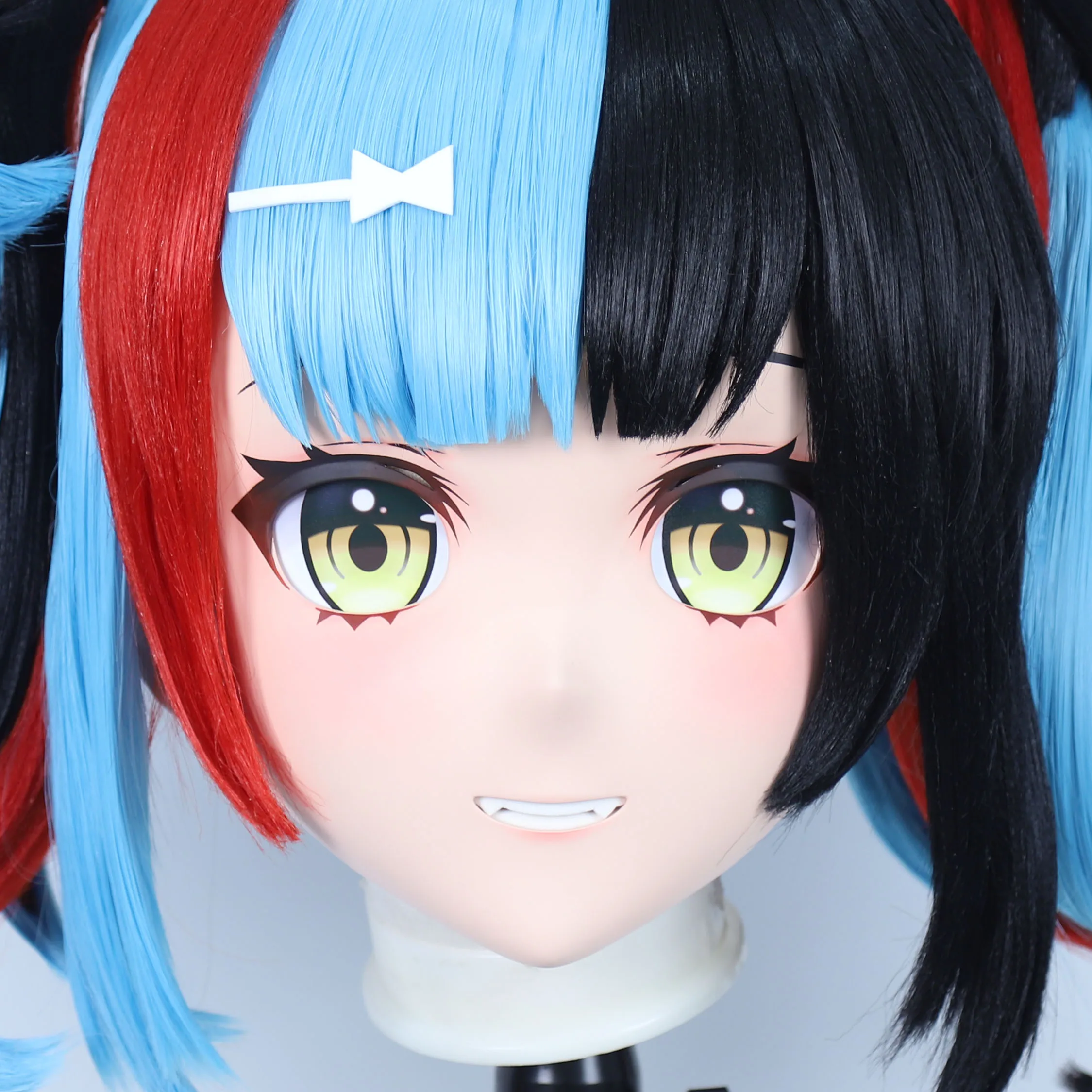 

C-16Customize Full Head Resin Cartoon Cosplay Japanese Character Anime Role Play Crossdress Kigurumi Mask With Back Shell