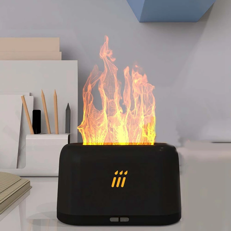 1Set diffusore Scenting umidificatore d'aria LED diffusore lampada fiamma olio essenziale ABS/PP/componenti elettronici