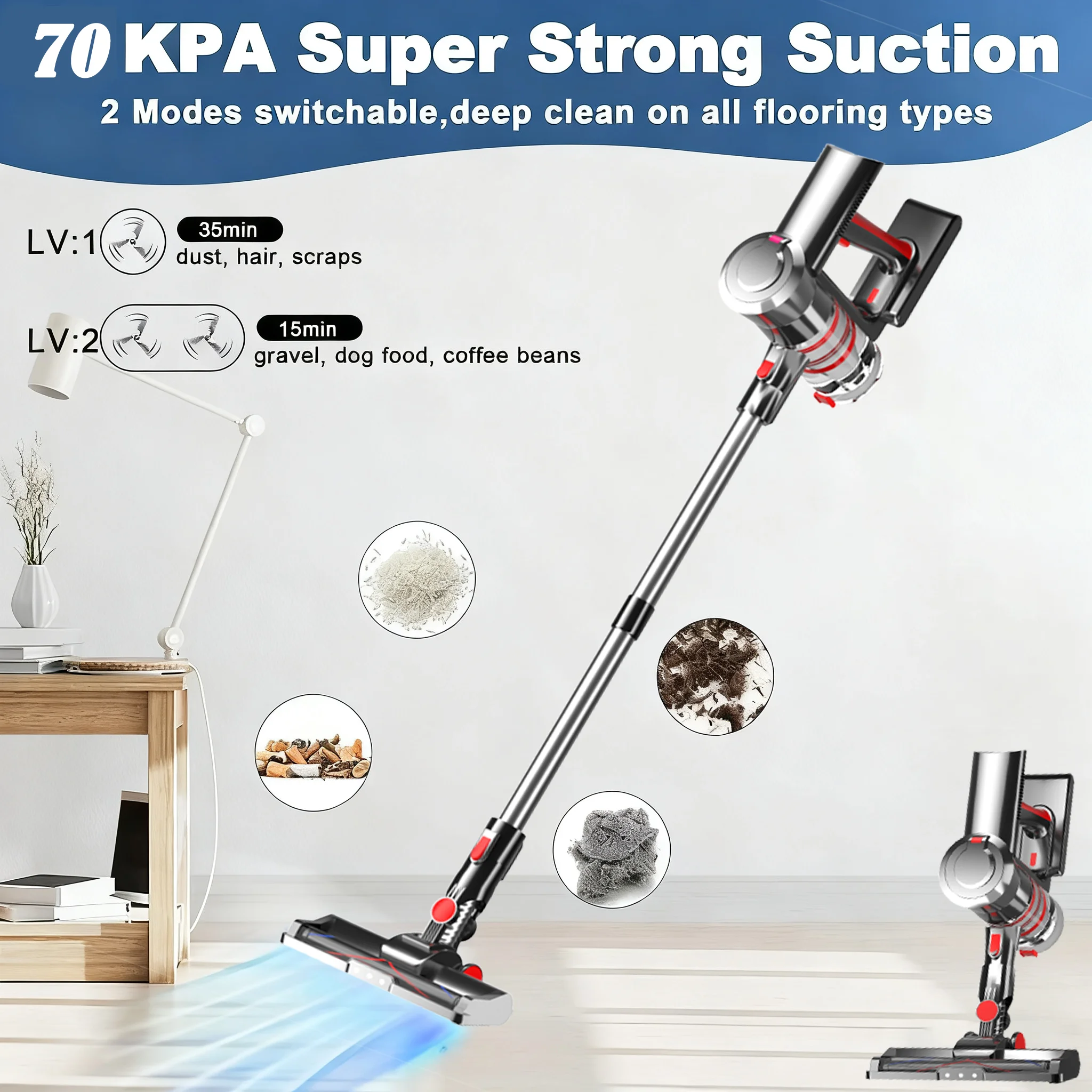 KOVOKI V8 70Kpa 210W аспиратор inalám coche 15-35 minutos electrodoméstico batería дополнительный inalám hadiah nuevo motor sin e