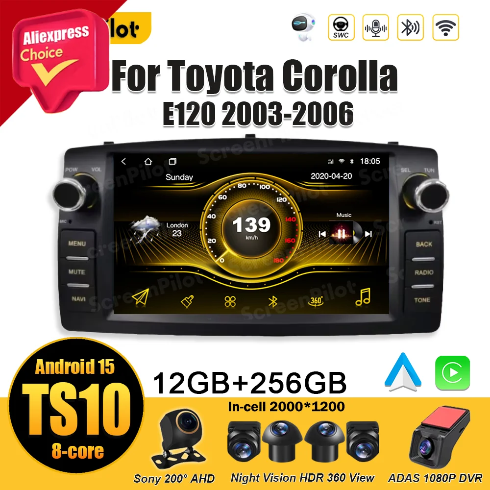 For Toyota Corolla …