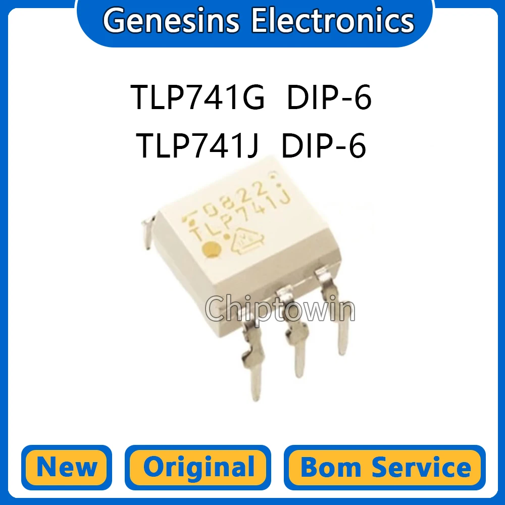 Image of 10PCS TLP741G DIP-6 Optokoppler IC 6-Pin DIP Isolation Optokoppler für Schaltung Schutz & Signal Übertragung