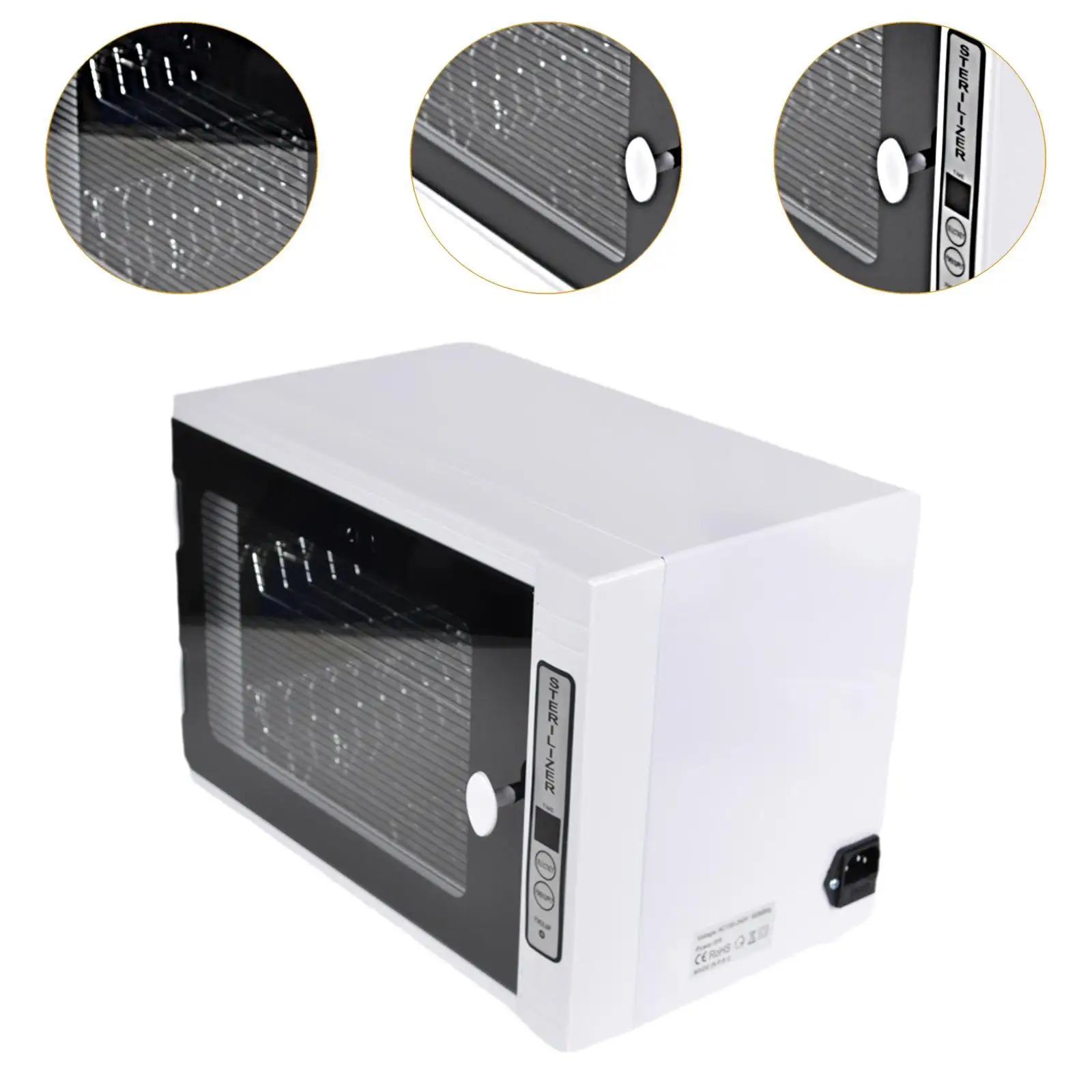 Nail Tool Cleaning Cabinet 12L Multi Functional for Beauty Nail Clippers SPA