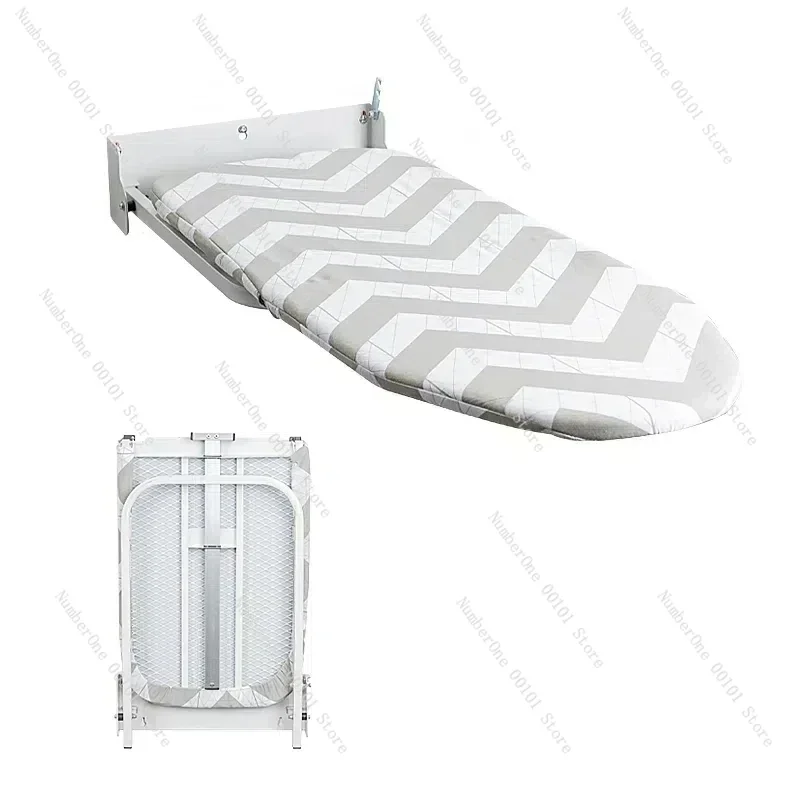 

12"36" Wall Mounted Ironing Board with Heat Resistant Cover for Home Laundry Room Dorm