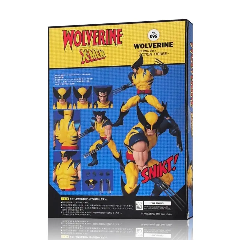 Nuovi giocattoli Ct Wolverine Action Figure MAFEX No.096 Anime Figure X-Men Figurine Deadpool Wolverine PVC Statua Ornamento Modello Giocattoli