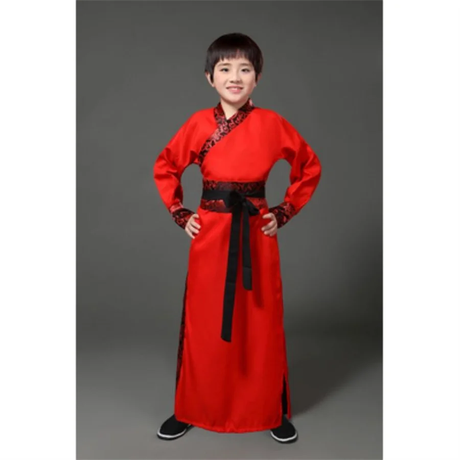 Boys traditional ancient chinese costume chinese traditional tang hanfu dress child clothing cosplay fairy dance kids children