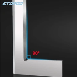 63x40mm 80x50mm125x80mm Precision Knife Edge Square Ruler 90 Degree Right Angle Ruler Engineer MeasuringTool