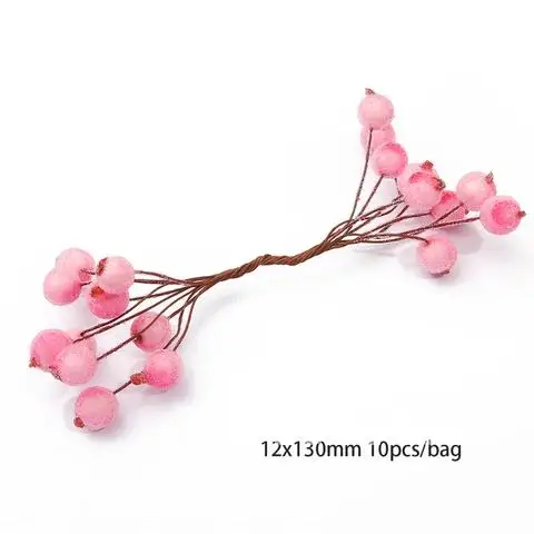 Artical Flower Series Romantic Pink Color Rose Stamen 1mm/3mm/5mm For Cake Decoration/Crafts/Nylon Flower DIY Gift Accessories