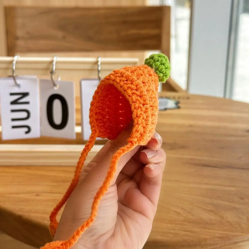 Hochwertige, modische Strickmütze, niedliche Mini-Tierpuppe, Bonbonfarben, DIY-Strickrock für 10 cm große Baumwollpuppen