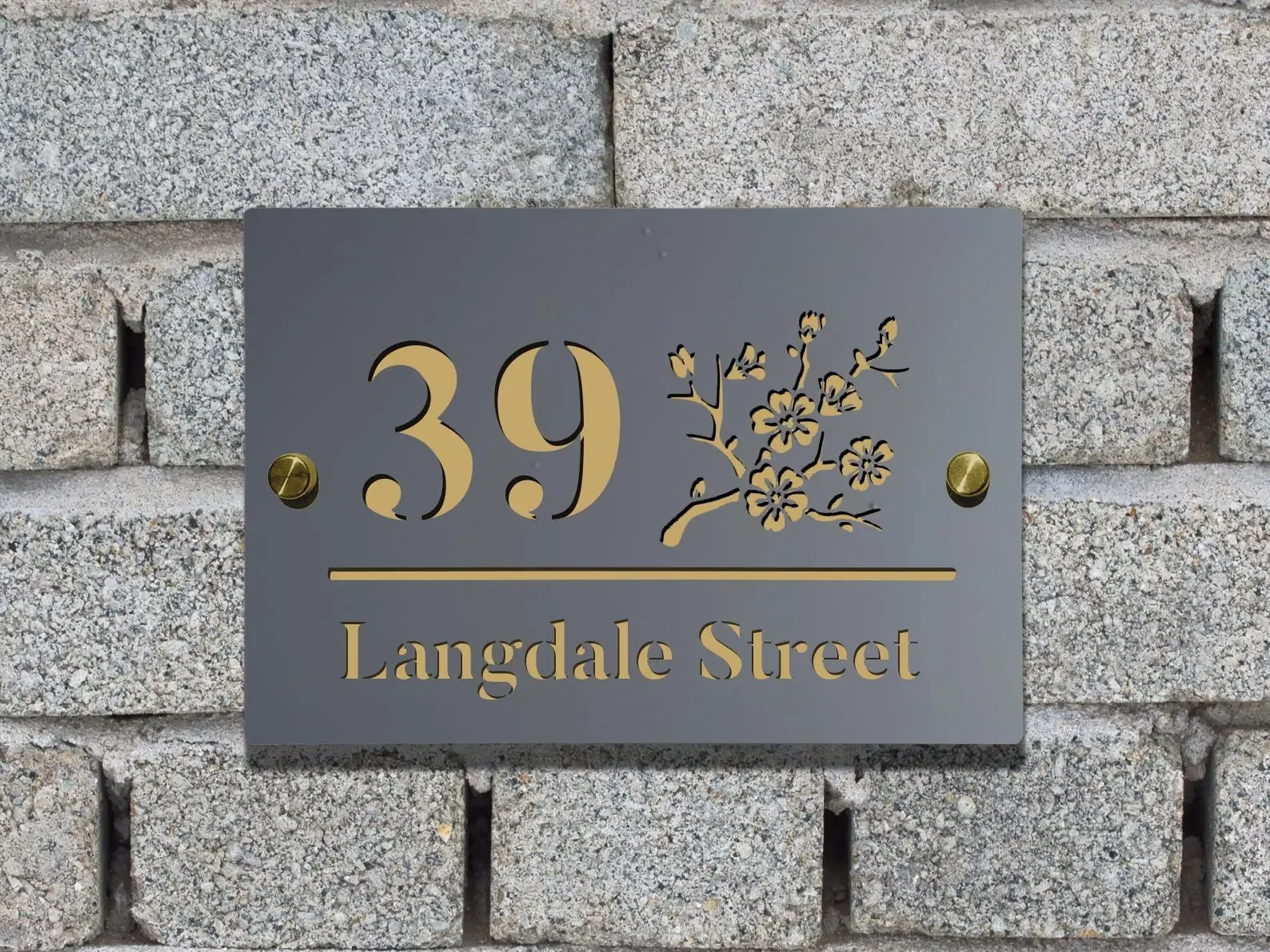 

Литературная свежая доска для дома, цветочный декор вишни, пикантный номер общественного дома, подвижный памятный подарок