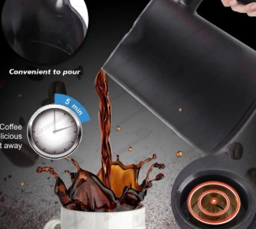 Electric Turkish Coffee Maker Machine with 250ml/1 Cup Coffee Pot Single Serve Espresso Maker 600W Heating Coffee Pot