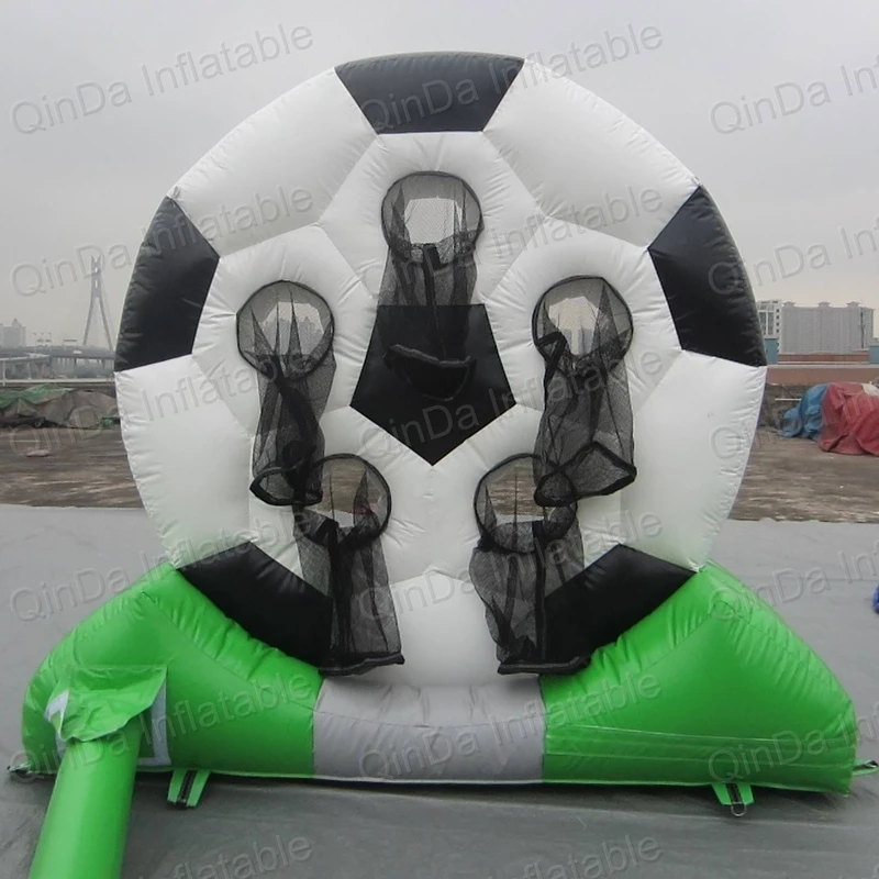 3M Height Inflatable Foot Darts Games Inflatable Soccer Darts Targets Shooting Soccer Goal Post For Playstation Games