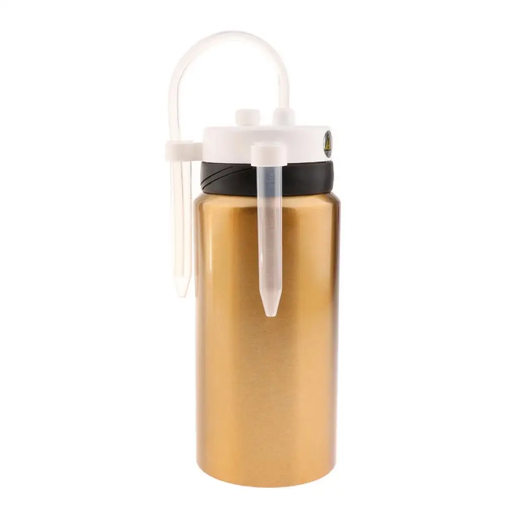 Spill Proof Adult Sippy Cup Insulated Stainless Steel Caregiver Aid No Leak for Elderly Disabled Patient Use