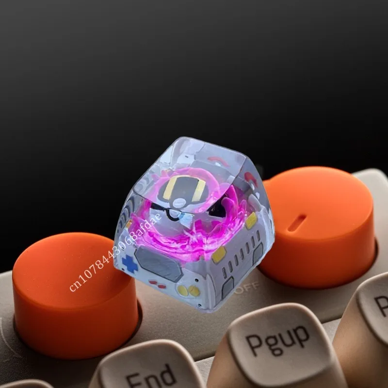 Pokemon Figures Scraft High-end PokéBall 3D Keycaps Anime Resin Keycaps For Mechanical Cross Axis Keyboard Accessories Gifts
