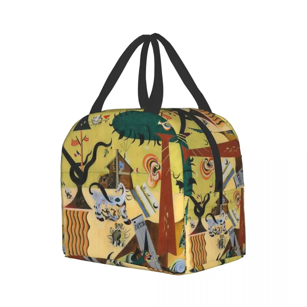 The Tilled Field By Joan Joan Miro Thermal Insulated Lunch Bag Portable Lunch Container For Women School Multifunction Food Box