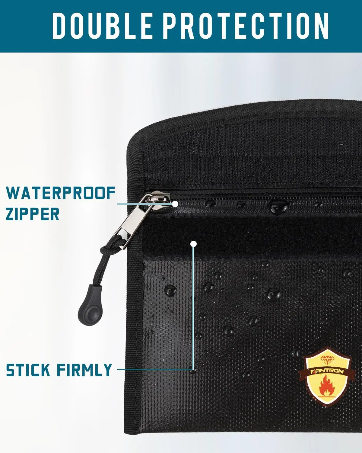 Fireproof Document Bag (2200℉) - Waterproof, Small 5\